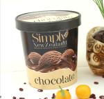 PE Coated Personalize Paper Frozen Yogurt Cups With Paper Lids And Spoon