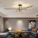 Home/Hotel Metals Art Gold Black E27 Application Nordic Pendant Light