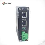 Gigabit PoE Injector Adapter 80~320VDC Power Input Industrial Gigabit PoE+