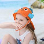 Cartoon Summer Childrens Bucket Hats UV Protection Sun Hat OEM ODM