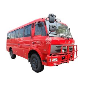 China Luxury 10-19 Seats Dongfeng 4x4 Desert AWD Off Road Bus with Manual Transmission factory
