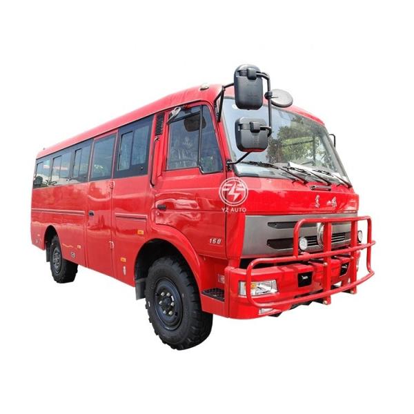 4 Wheels Drive Bus Passenger Carrier Coach Bus Luxury 10-19 Seats Optional