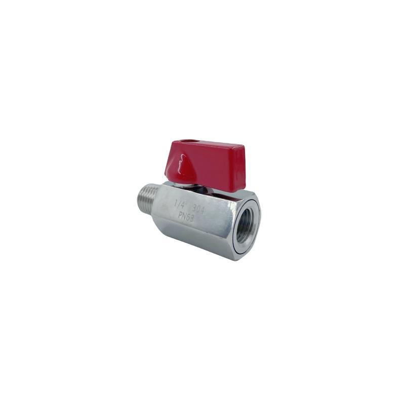 Stainless Steel Two-Way Mini Ball Valve, Mini SUS Ball Valve Mf Butterfly