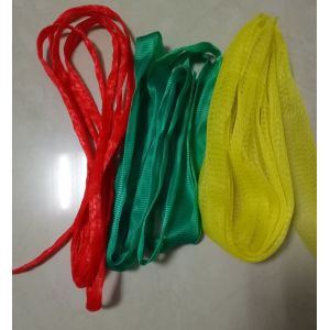 Extruted Bottom Sealed Mesh Netting Bags PE Material Fruits / Vegetables