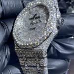 Bust Down VVS Moissanite Diamond Iced Out Luxury Watch Swiss Clone Automatic