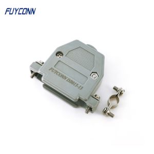 180 Degree Straight Plastic Backshell 25 Pin D SUB Cover