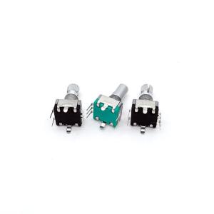 China 11mm Continuous Rotary Switch 300V AC Rotary Knob With Push Button 360 Degrees on sale