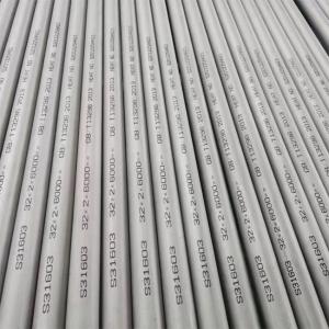 China Round ASTM A789 Seamless Stainless Tube Customized Size For Shipbuilding factory