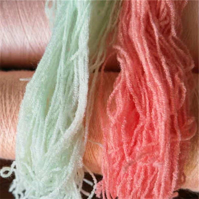 More than 200 colors available 50NM/2 28% PBT 72% viscose high twist core spun yarn blended yarn for sweater