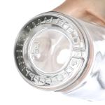 Transparent Super Flint Glass Empty 500ml 750ml 1000ml Whiskey Brandy Bottle for