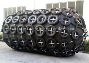 China D2.5m x L5.5m Yokohama Pneumatic Fender For Boat To Port Berthing factory