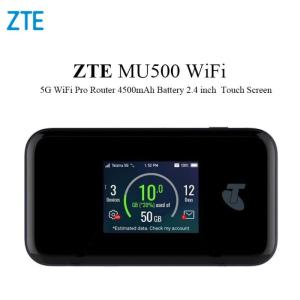 China Original ZTE MU500 ZTE 5G Wi-Fi Pro 5G mm &amp; sub 6GHz 4G CAT20 WiFi 6 + LAN Port factory