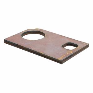 China Black Metal Carbon Steel Plate CNC Cutting Service Flame Cutting Parts factory