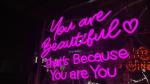 You are beautiful neon sign wall lighting deco led neon lighting
