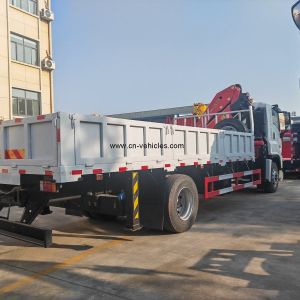 ISUZU Giga Sany Palfinger Folding Manufacturer Hydraulic Truck Mounted Cranes