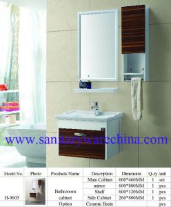 China Modern Alunimun bathroom cabinet / aluminum alloy bathroom cabinet/Mirror Cabinet /H-9605 factory