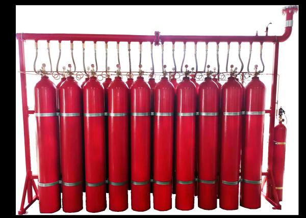 IG541 150-300 Bar Inert Gas Fire Suppression System Wall Ceiling Mounted Audible