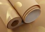 Removable European Style Wallpaper with Luxurious Golden Leaf Pattern