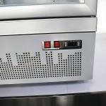 Beverage Refrigerator with Double-Temperature Air-Cooled Glass Door and Painting