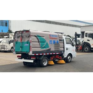 Dongfeng Mini Road Cleaning Sweeper Dust Suction Water Spraying Truck