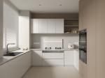 Dining Paticle Board Fireproof And Durable Cabinet Moduar Kitchen Furniture