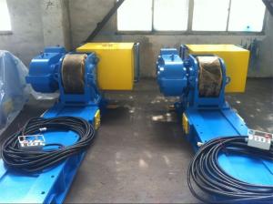 China Industry 40T Lead Screw Rotary Welding Rotator With PU Rollers factory