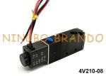5 Way 2 Position Pneumatic Solenoid Valve Airtac Type 4V210-08 24V DC