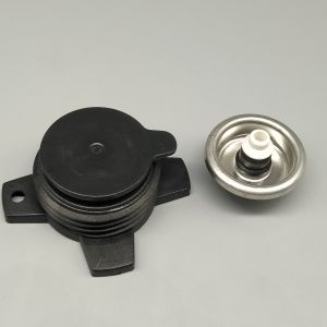 Short Stem PU Foam Valve with Chemical-Resistant Seal for One-Component Foams