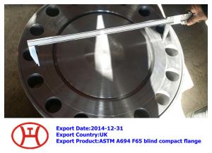 China ASTM A694 F65 blind compact flange factory