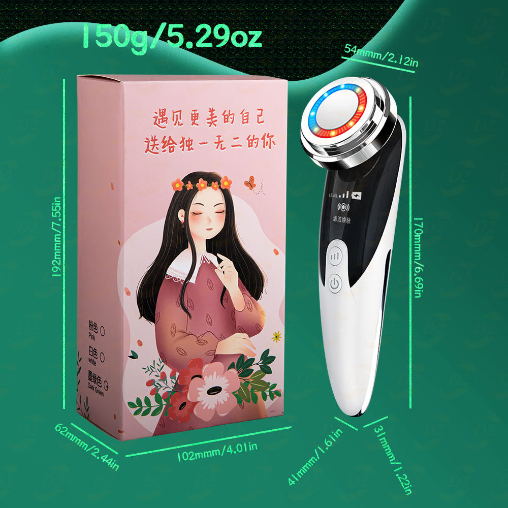 Radio Mesotherapy Skin Rejuvenation Face Massage Electroporation Lifting Beauty Remover Wrinkle Anti Aging Radio Frequency