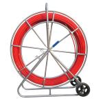 Floor Installation Fiberglass Duct Rodder , 6mm X 100 Meter Cable Pulling Rodder