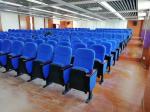580*750*1000MM Auditorium Church Folding Theater Seats Rubber Wood Armrest