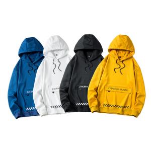 China Customized Street Knitted Zip Up Hoodie XXXL With Custom Logo factory