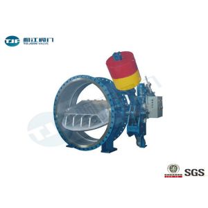Flanged Butterfly Valve With Counter - Weight Hydraulic Control Check PN10 /
