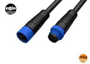China 3 Pin IP68 Overmolded M15 Connector Molded With Cable factory