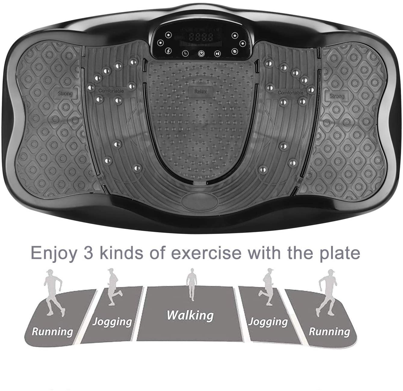 Whole Body Fat Burning Fitness Vibration Plates 99 Levels 240V