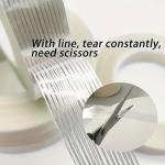 Cross Fiber Fiberglass Reinforced Packing Tape With Rubber Adhesive And