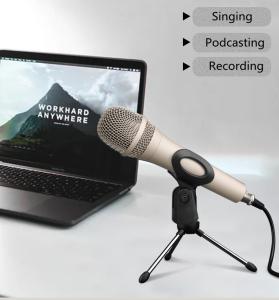 China Clear Sound 3mA Studio Condenser Microphone For Youtube Vlogging factory
