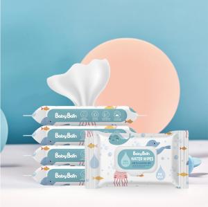 China Private Label Disposable Wet Wipes OEM Face And Hand Clean For Sensitive Baby Skin factory