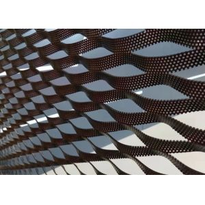 Anodized Aluminum Expanded Metal Mesh 10x20mm Suspended Ceiling