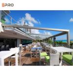 Outdoor Aluminum Frame Pvc Awning Sunshade Waterproof Retractable Roof Awning