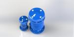Threaded Flange Combination Air Release Valve Potable Water Pipe Fittings 50