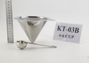 China Coffee Maker Gift Set With Large Eco - Friend Fine Mesh Coffee Dripper For 4-6 Cups factory