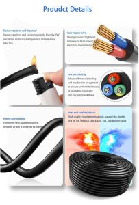 China OEM Multi Cores Spring Cable for Low and Medium Voltage Cable factory