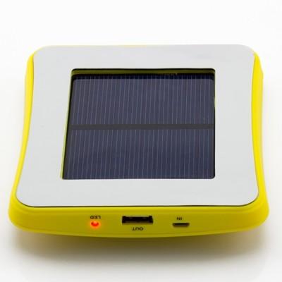 Window Sticker Solar Panel 2600mAh Polymer Waterproof Power Bank for Outdoors