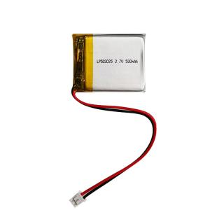China 3.7v 500mah Lithium Polymer Battery Cell Polymer Lithium Battery Pack factory