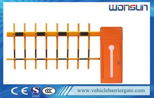 China Orange Manual Release Parking Barrier Gate Automatic Vehicle Barriers factory