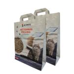 ISO9001 Custom Printed Biodegradable Paper Bags For Cat Litter Packaging