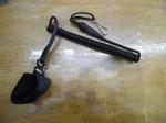 Khaki Color Wire-reinforced Retention tactical Pistol Lanyard wtih Basic Belt