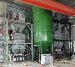 China Dry Powder Mortar Production Line Sand Dry Mix Mortar Production Line factory